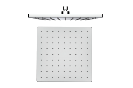 Meissen Edge Miela Shower Head 254mm Square Chrome MMSRS1