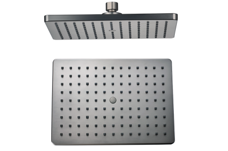 Meissen Shower Head 1 Function 285mm Graphite MMSRV1G