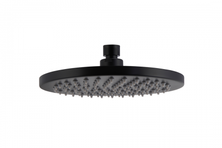 Meir MH04N - Black 200mm Round Shower Head