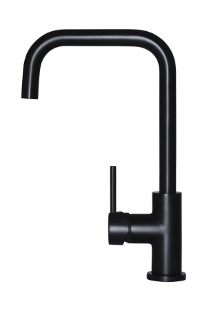 Meir MK02 - Black 1-Hole Sink Mixer Square