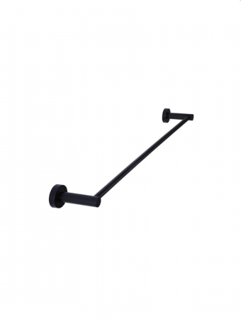 Meir MR01-SR60 - Black Round 600mm Single Towel Rail