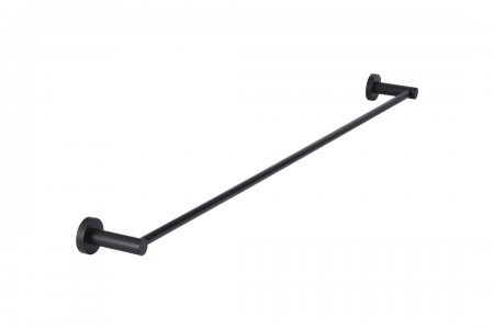 Meir MR01-SR90 - Black Round 900mm Single Towel Rail