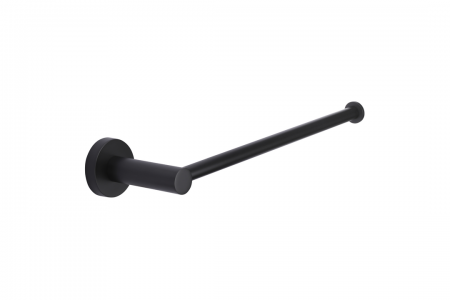 Meir MR05-R - Black Round Guest Towel Rail