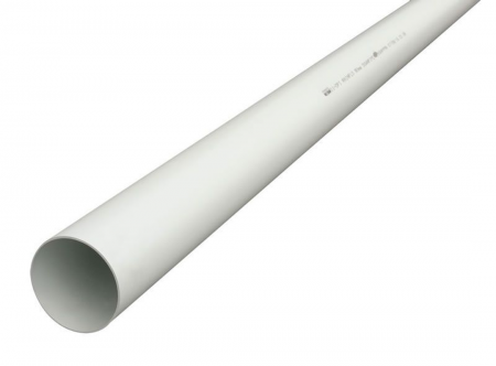 40mmx2metre Length Sv White Plain Ended Pipe ( Off-Cut )