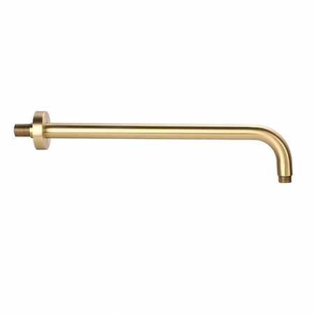 Meissen Miela MMSAR40BR Shower Arm 400mm Round Satin Brass