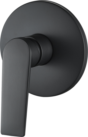Meissen Vita SL100VIB Bath/Shower Mixer Conc Single Lever Double Black