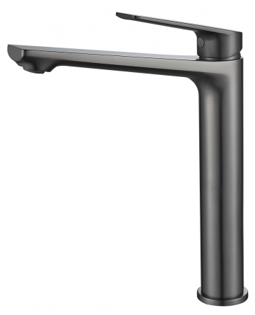 Meissen Vita SL220VILG Basin Mixer Single Lever Tall Graphite
