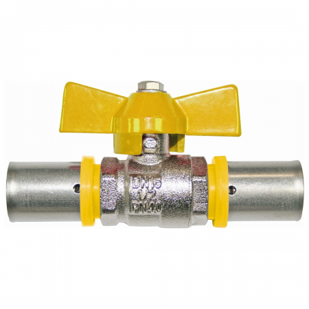 Pex 1216 x 1216mm Ball Valve Butterfly Handle Gas