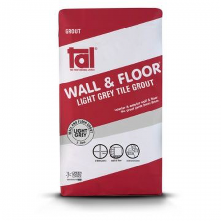 Tal Light Grey - 20kg Wall & Floor Grout