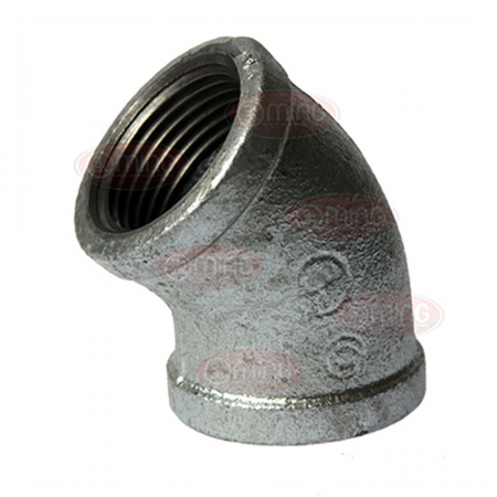 Galvanised  - Elbow 45Deg FxF 100mm