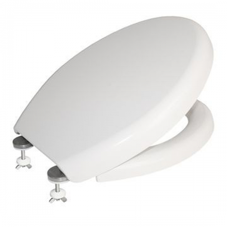 VAAL Jazz Thermoset SA141165305 - White Toilet Seat & Cover