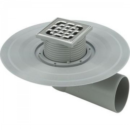 Viega Advantix 50mm Balcony Drain 100x100mm Grating - 4943./557072