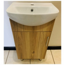 Betta SSCB1D460SAH 460mm Basin with 1 Door Vanity Cabinet Sahara