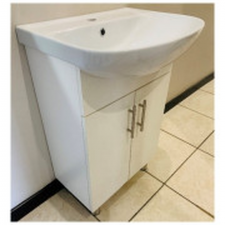 Betta SSCB2D460WH 460mm Basin with 2 Door Vanity Cabinet White