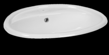 Betta Elite / WE0008A - White 580x485mm Drop-In Basin