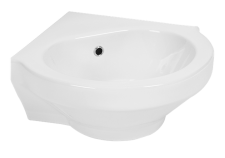 Betta Corner / WX0108A - White 560x595mm Wall Hung Basin