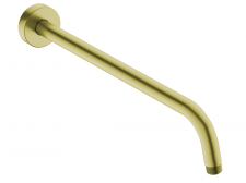 LQR Plus 1042BCGD Champagne Gold BR 400mm Shower Arm Round