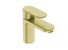 LQR Solace 1303BCGD Champagne Gold BR Basin Mixer 110mm