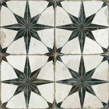 Deco FS STAR NERO PRE-CORTE 0005-BLK 450x450mm Glazed Ceramic