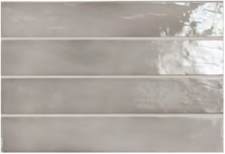 Deco MANACOR SUBWAY MERCURY GREY 0563-GRY 65x400mm Glazed Ceramic