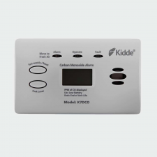 Carbon Monoxide Alarm with Digital Display Battery-Powered