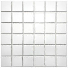 Douglas Jones 438 White Matt Ceramic 48x48mm / Sheet Size 302x302mm