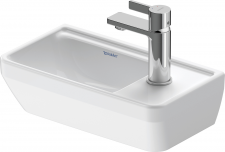 Duravit D-Neo Basin 0739400041 Wall-hung 40cm no O/Flow Tap Hole Right