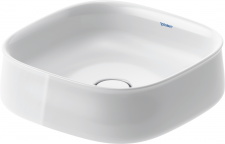 Duravit Zencha 237342 00 79 - White 420x420mm Counter Top Basin