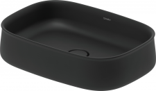Duravit Zencha 237355 13 79 - Anthracite 550x390mm Counter Top Basin