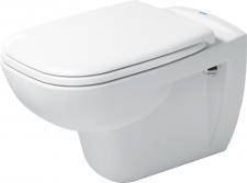 Duravit D-Code 253509 00 00 2 - White Back Entry Wall Hung Pan