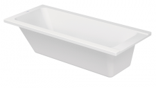 Duravit D-Code Bath 700096 1600x700 with end Waste No Handles