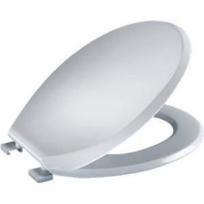 Dutton Plastics Elf 82 White Toilet Seat & Cover - FR01