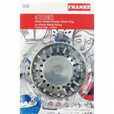 Franke 1120020 - Chrome 90mm Strainer Plug for Basket Waste