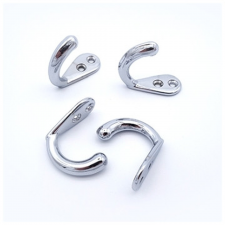 HALCAST 137 - Chrome Single Robe Hook incl Fixation Set