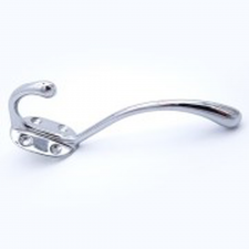 HALCAST 307 - Chrome Hat- & Coat Hook incl Fixation Set