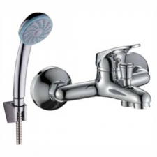 HNC Bella BEL120W Single Lever Exposed Bath Mixer with Hose