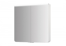 Jokey Xanto Line 2-Door 630x660 White Mirror MDF Cabinet