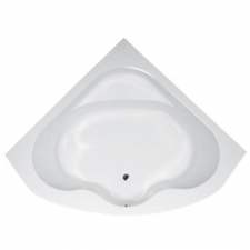 Luximo Palmas Corner Bath 1415x1415 White