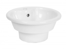 Betta Trio / TR0008A - White 460x460mm Round Counter Top Basin