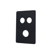 Meissen Edge Miela Spare Plate Double Black S-PT105EDB