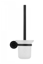 Meir MTO02N-R - Black Toilet Brush Set