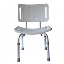 MS Shower Chair with Backrest White