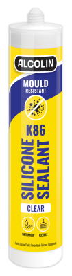 Alcolin 280ml Clear K86 Silicone in Tube