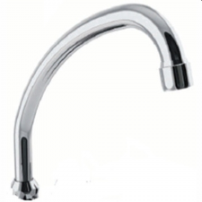 Schulte 14042 - 200mm Chrome Swivel Over Arm for Sink Mixer
