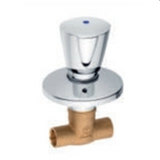Schulte Classic Line-2 Z029104-05010 20mm Hot Water U/Wall Stop Cock